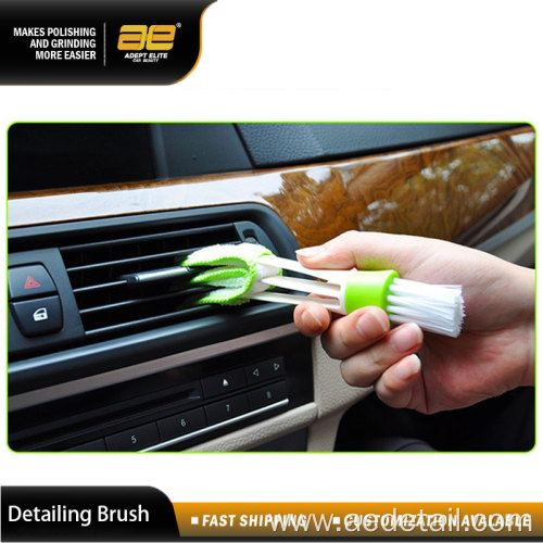 Double Ended Green Air Conditioner Vent Clean Brush